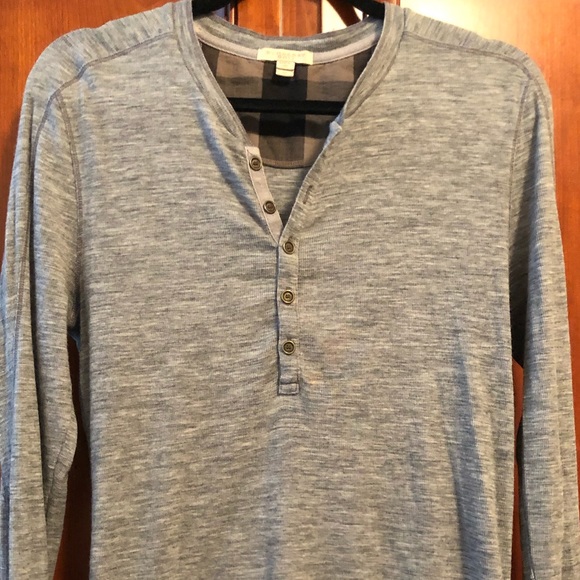 Brit Long Sleeve Henley Shirt 